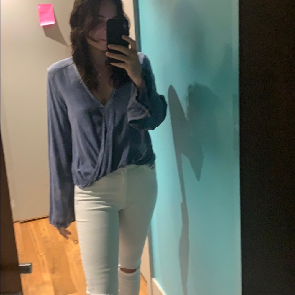 Blue Flowey Top